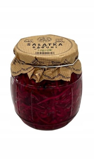 Nadwarciańskie Specjały Sałatka Babuni 640g