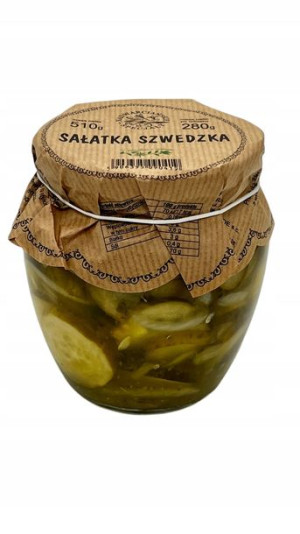 Nadwarciańskie Specjały Sałatka Szwedzka 510g