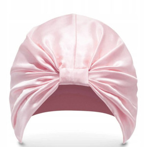 Glov Satynowy Czepek Do Spania Loki Pink