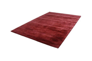 Ręcznie tkany dywan z wiskozy Jane 200x300 bordo