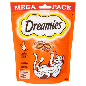 Przysmaki dla kota DREAMIES™ z Pysznym Kurczakiem Mega Pack 180g