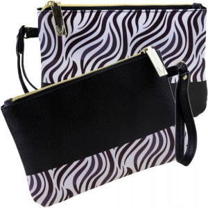 Kosmetyczka Damska Kopertówka S Zebra 415517