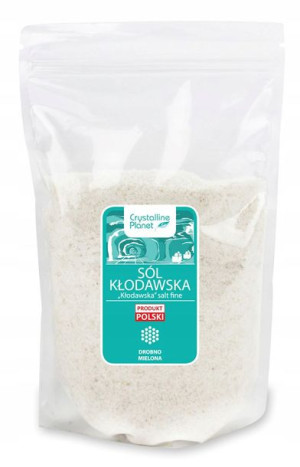 BIO PLANET Sól kłodawska drobno mielona 1 kg