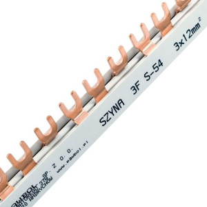 Szyna prądowa 3F S-54 moduły trójfazowa 1 metr  E.4039A PAWBOL