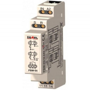 Przekaźnik bistabilny beznapięciowy 12-24V AC/DC PBM-05 ZAMEL