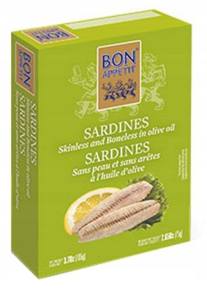 Sardynki portugalskie bez skóry i ości Bon Appétit