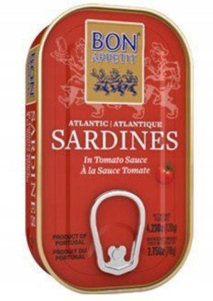 Sardynki portugalskie w sosie pomidorowym 120 g
