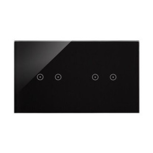 Panel dotykowy 2+2 pola dotykowe poziome zastygła lawa DSTR222/73 Simon 54