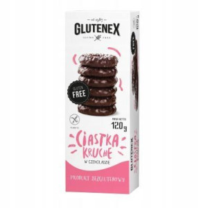 Ciastka Kruche W Czekoladzie Bezglutenowe 120g