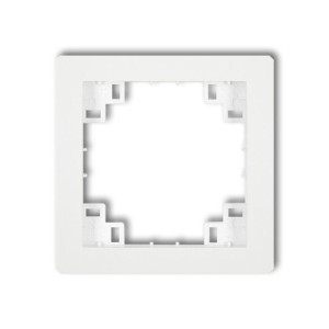 Pośrednia biała ramka DRP DECO KARLIK
