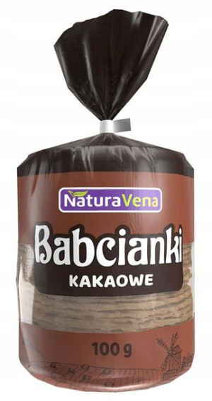 Ciastka Babcianki kakaowe 100g - Naturavena