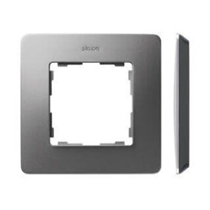Ramka pojedyncza aluminiowa czarna 8200610-293 Simon 82 Detail Kontakt-Simo