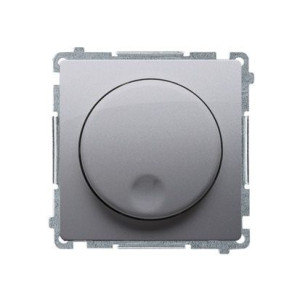 Ściemniacz naciskowo-obrotowy inox BMS9T.01/21 Simon Basic Kontakt-Simo