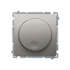 Satynowy ściemniacz naciskowo-obrotowy BMS9T.01/29 Simon Basic Kontakt-Simo