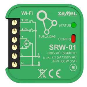Sterownik rolet Wi-Fi SRW-01 SUPLA ZAMEL