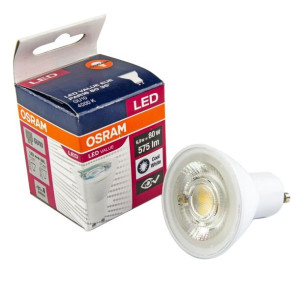 Żarówka LED GU10 neutralna 6,9W-80W 4000K 575lm PAR16 LED VALUE EUE OSRAM