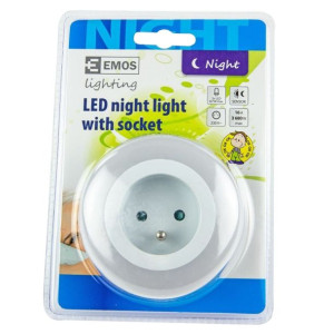 Lampka nocna LED do gniazdka 230V, 3× LED EMOS - 1456000070