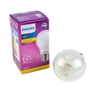 Żarówka LED e27 bańka A60 7W-60W 806lm 2700K A++ PHILIPS