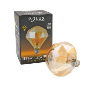 Żarówka ozdobna LED e27 diament filament Z110 Polux