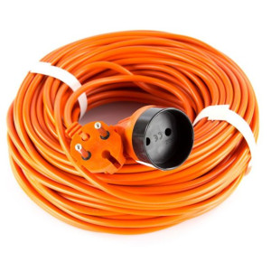 Przedłużacz ogrodowy 2×1 mm 1 gniazdo 40m pomarańczowy EMOS - 1901014001