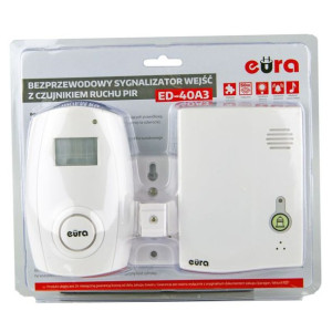 Sygnalizator wejść bezprzewodowy z czujnikiem ruchu RL-3979PIR ED-40A3 EURA