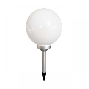 Lampa solarna kula RGB 30cm + pilot 0,24W 1.2V AA 600mAh 30x30x68cm VO1931