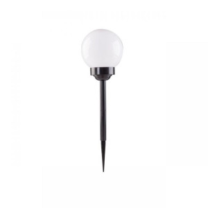 Lampa solarna kula ogrodowa biała 15cm 0,24W IP44 VO0653 VOLTENO