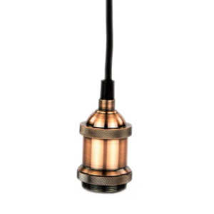 Lampa loftowa wisząca E27 NOLA MIEDŹ DS-M-002A POLUX