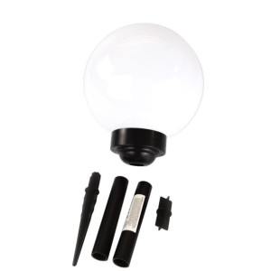 Lampa solarna kula mleczna 20cm VO0654 SOLAR VOLTENO