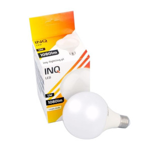 LDG050WW  Żarówka LED G95 E27 12W-76W 240st 1080lm 2700K, energy A+, INQ