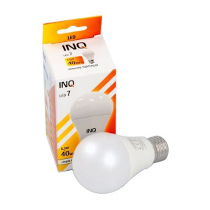 Żarówka LED ciepła A60 E27 6,5W-40W 470lm 180st 3000K LA020WW INQ