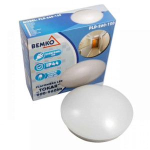 Okrągła Plafoniera LED TOKAR 12W IP20 830lm 3000k BEMKO C37-PLD-260-120-3K