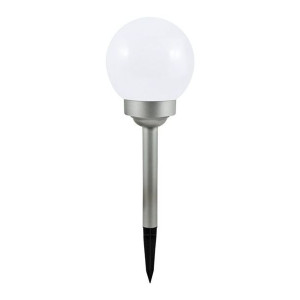10271L Lampka solarna do ogrodu kula mleczna 15 cm POLUX 309310