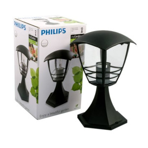 Lampa ogrodowa zewnętrzna -mała latarnia ogrodowa czarna 15382/30/16 PHILIP