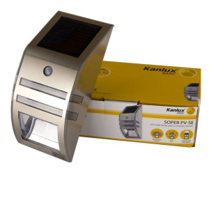 SOPER PV-SE Solarna lampa ogrodowa LED z czujnikiem ruchu IP44 KANLUX 25751