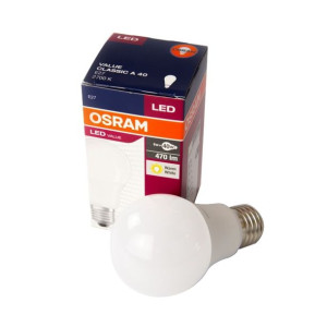 Żarówka LED bańka mleczna 2700K E27 6W-40W 470 lm VALUE CLASSIC A40 OSRAM
