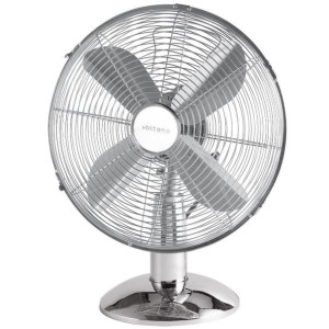 Wentylator na biurko 25cm 30W chrom VO0023 volteno