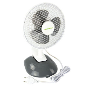 Wentylator biurkowy z klipsem biało-szary 15W 15cm VENETO-15GR KANLUX