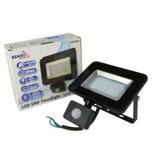 Naświetlacz LED 20W z czujnikiem ruchu czarny 1750-1800lm IP65 6000K C65-S-