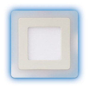 Oprawa sufitowa led z niebieskim podświetleniem 3W+3W ALDEN LED D 02901 IDE