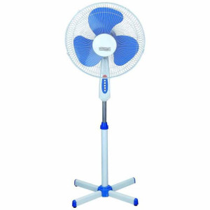Wentylator podłogowy biało-niebieski 40cm 40W FS-1620 PriMax