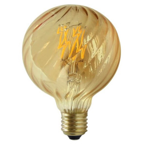 Dekoracyjna żarówka LED bursztynowa AG95 4W 2700K 450lm Vintage Amber G95 3