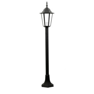Stojąca wysoka lampa ogrodowa czarna E27 60W LIGURIA 202185 POLUX