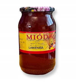 Miód lawendowy naturalny wyjątkowy 1kg