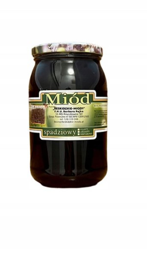Miód spadziowy iglasty spadź NAJZDROWSZY! Beskidzkie - Miody