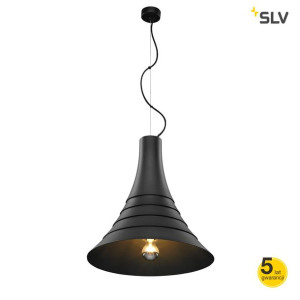 Wisząca lampa sufitowa nad stół BATO 45 E27 czarna SLV