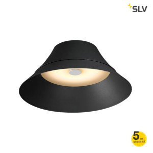 Lampa sufitowa w kolorze czarnym 30W 2700K 1450lm BATO 45 1000437 SLV