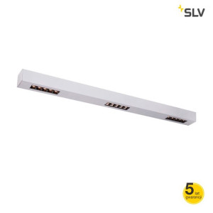 Sufitowa oprawa liniowa Q-LINE 1m 3000K natynkowa 30° srebrno szara SLV