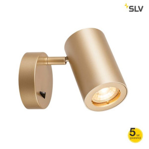 Oprawa ścienna ENOLA_B QPAR51 mosiądz max 50W SLV
