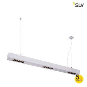 Lampa sufitowa wisząca szara 45W 4000K 2300lm Q-LINE 1000934 SLV